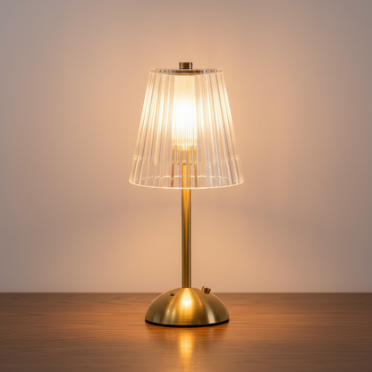 Linear Fluted LED Table Lamp - Ambient Night Light