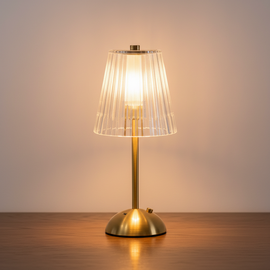 Crystal Diamond Table Lamp - Rechargeable LED Touch Control