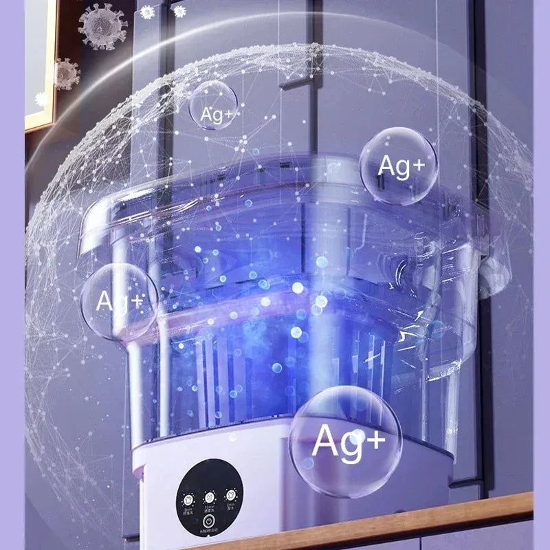 Portable Folding Washing Machine - Mini Travel Washer