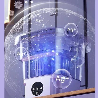 Portable Folding Washing Machine - Mini Travel Washer
