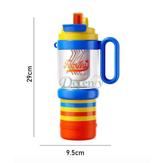 4 in 1 Water Bottle , infuser & mini snack box
