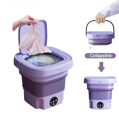 Portable Folding Washing Machine - Mini Travel Washer