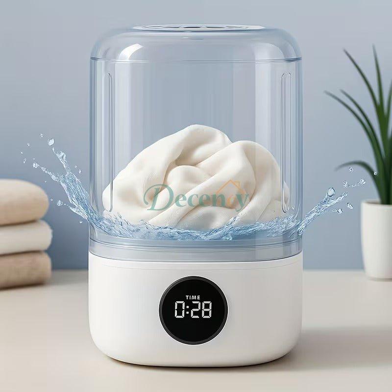 Portable Washing Machine 10W Quiet Rechargeable Mini Laundry Washer