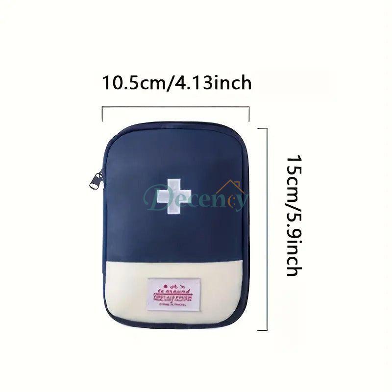 One Carrying Portable First Aid Kit, Small Medicine Bag, Emergency Medical Relief Pack for Business Trips and Travel