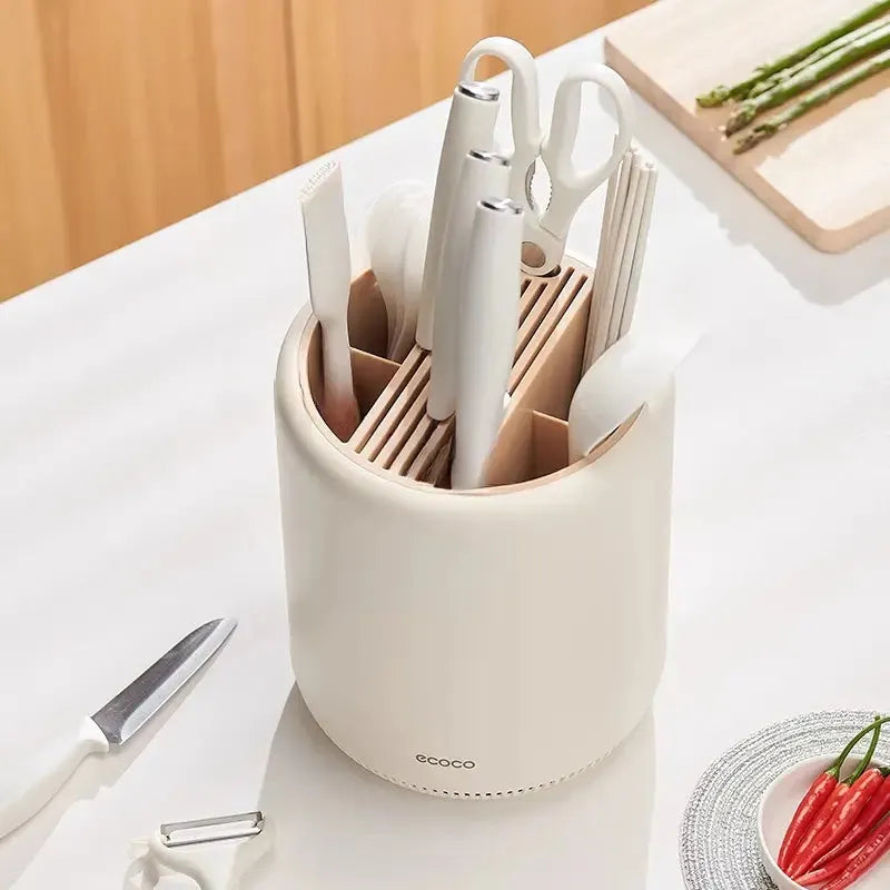 Ecoco 360 Rotating Knife Holder & Utensil Organizer