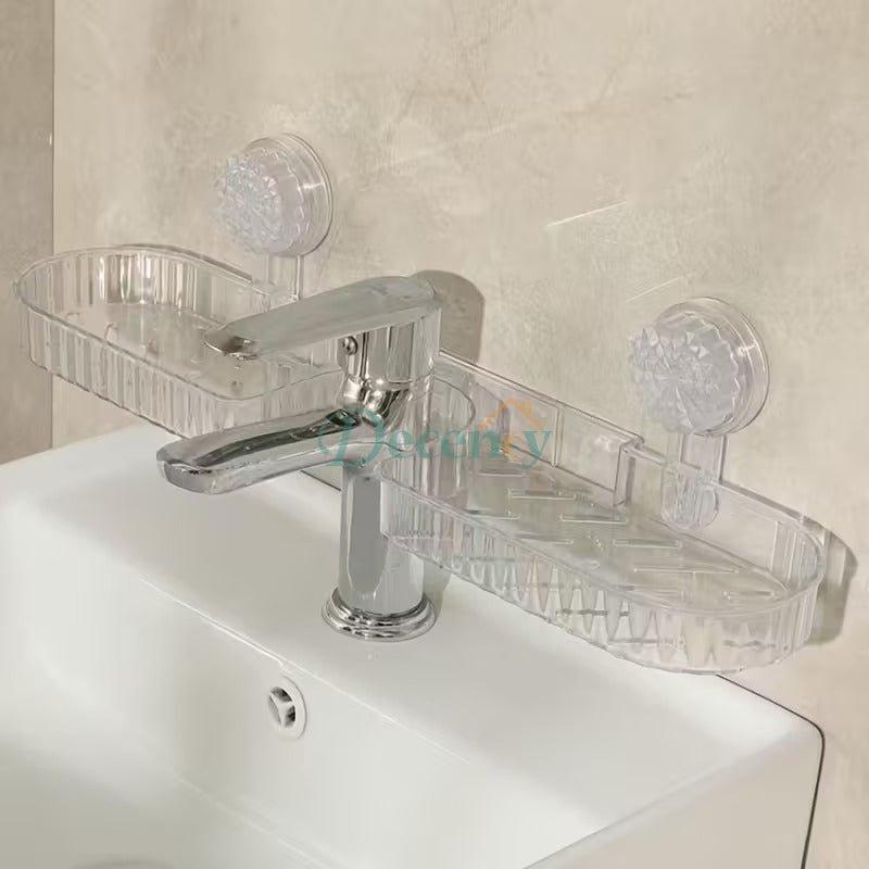Wall-Mounted Suction Wall Shelf – No-Drill Storage Organizer