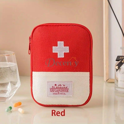 One Carrying Portable First Aid Kit, Small Medicine Bag, Emergency Medical Relief Pack for Business Trips and Travel