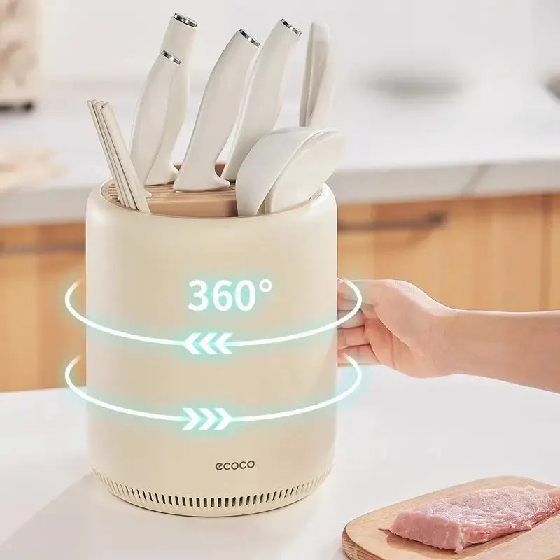 Ecoco 360 Rotating Knife Holder & Utensil Organizer