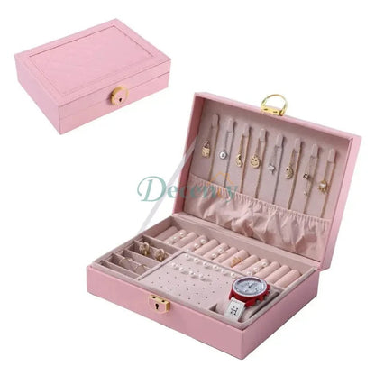 Oversized 3-Layers Flannel Jewellery organizer