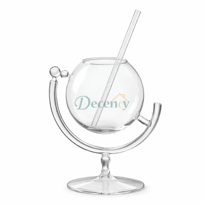 330 ML Glass Mug Sipper – Stylish Drinking Mug