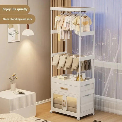 Portable Multifunctional Baby Wardrobe And Storage Cabinet