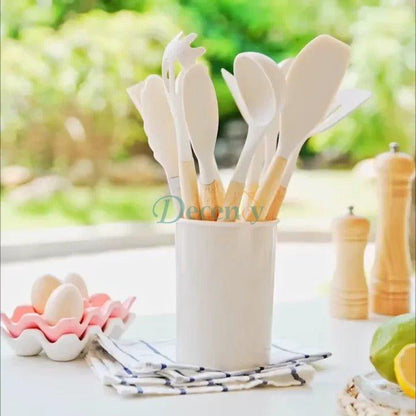 12 Pcs Silicone Kitchenware Cooking Utensils Set