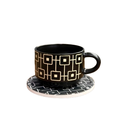 Danny Home™ 6 Pcs Cup & Saucer Set  ( 3 )