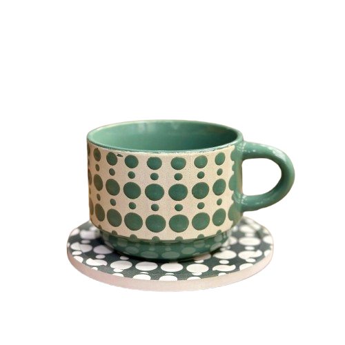 Danny Home™ 6 Pcs Cup & Saucer Set ( 4 )