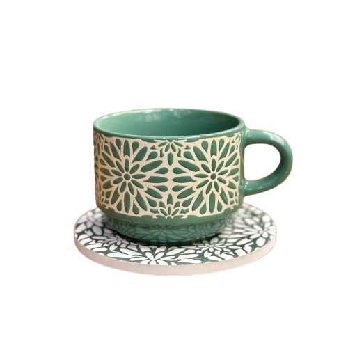 Danny Home™ 6 Pcs Cup & Saucer Set ( 7 )