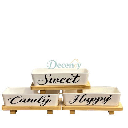 1 Pcs Elegant Porcelain Sweets and Dry Fruits Tray