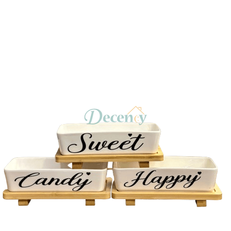 1 Pcs Elegant Porcelain Sweets and Dry Fruits Tray