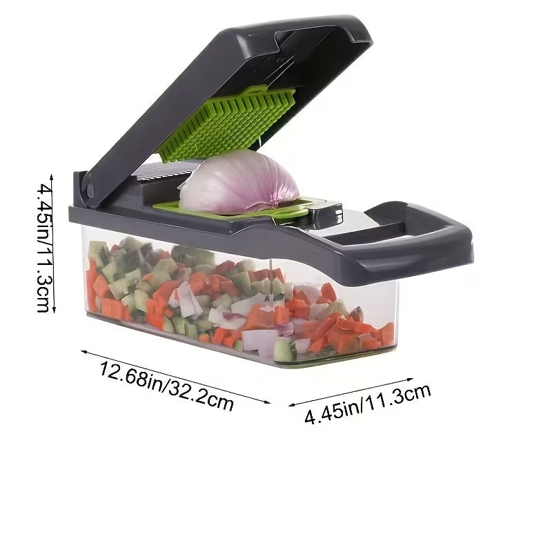 16-In-1 Multi-Purpose Vegetable Cutting And Slicing Set