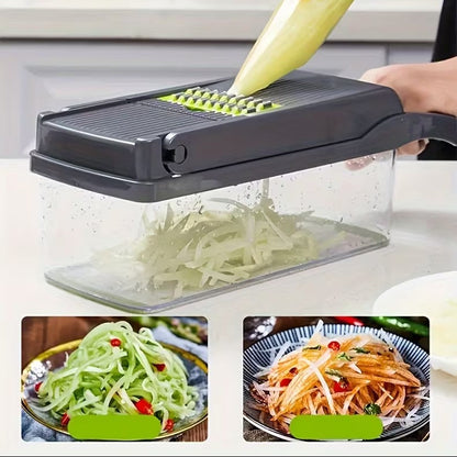16-In-1 Multi-Purpose Vegetable Cutting And Slicing Set