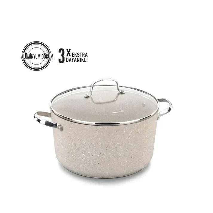 KORKMAZ Casserole Granita Aluminum 3 & 5 Litres