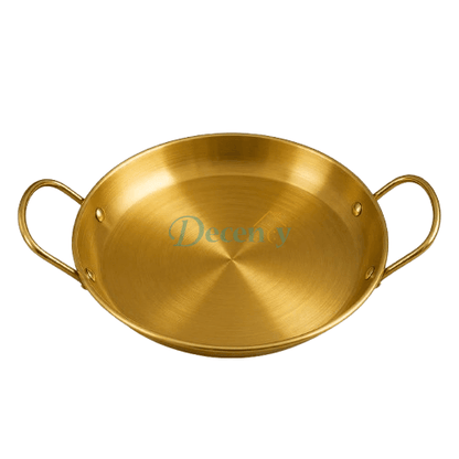 Luxury Gold Shallow Cooking Pot 28cm – Premium Non-Stick