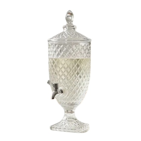 Royal Crystal Beverage Dispenser Without Glasses 3 L (01)