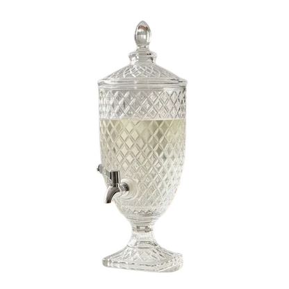 Royal Crystal Beverage Dispenser Without Glasses 3 L (01)