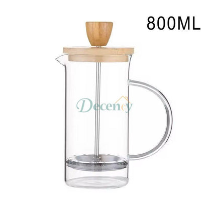 Coffee French Press Pot With Filter high borosilicate glass Hand Punch Coffee Pot Multifunctional Brewings Tea Milk Pot Tools
