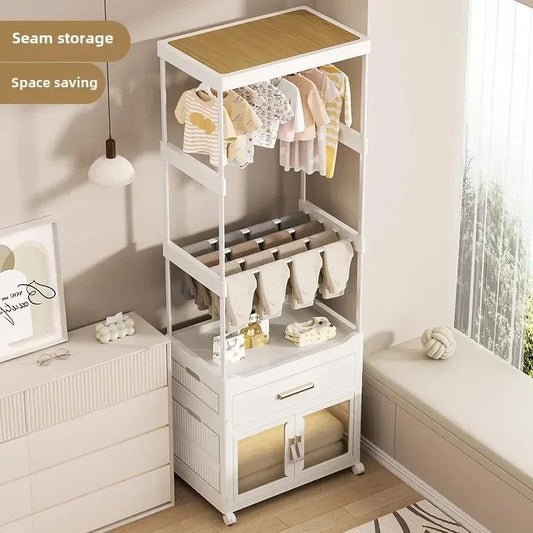 Portable Multifunctional Baby Wardrobe And Storage Cabinet