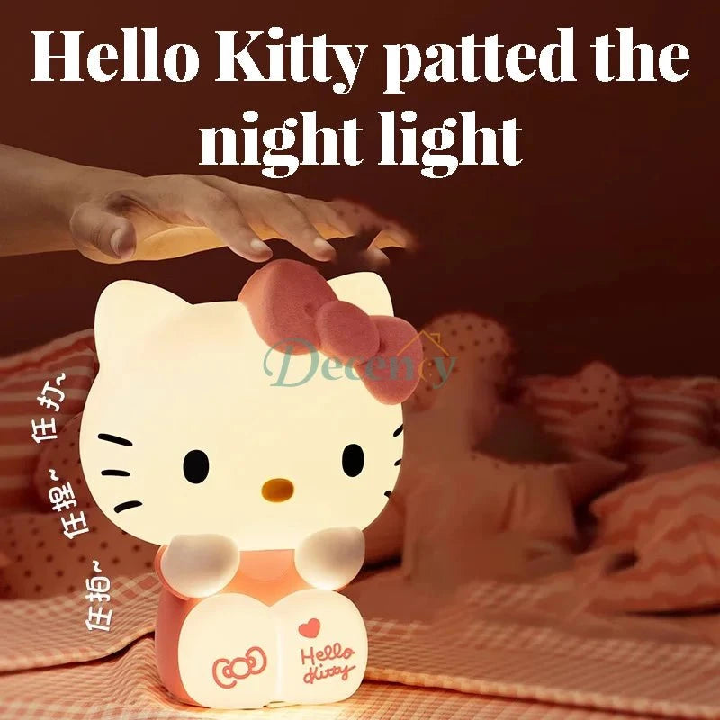 Kuromi & Hello Kitty LED Night Lamp – Cute Cartoon Soft Glow Decorative Light