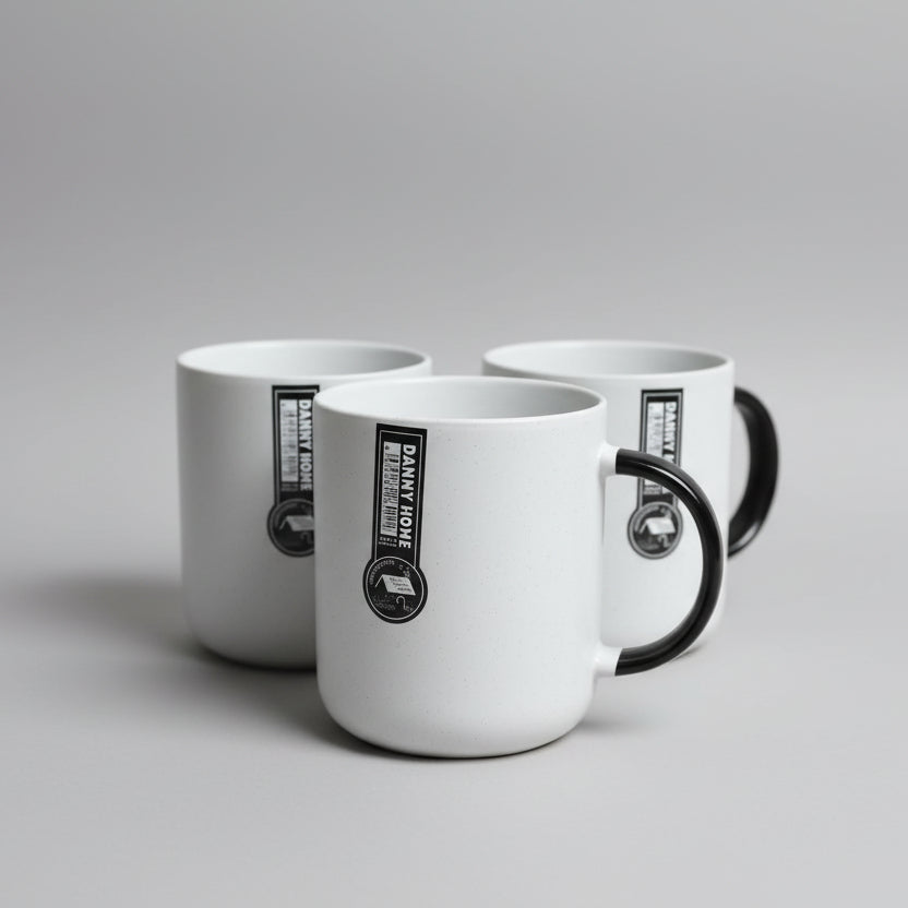 Danny Home White/Black Mug 450ml