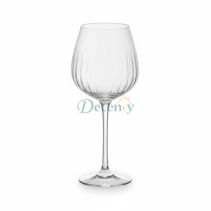 Crystal Champagne Goblets | 4 Pcs