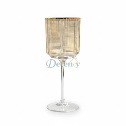 Crystal Champagne Goblets Glass | 6 Pcs
