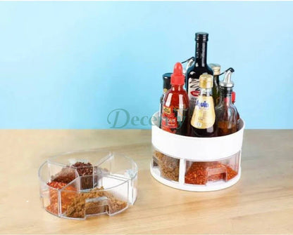 360• revolving Multifunction Kitchen storage rack