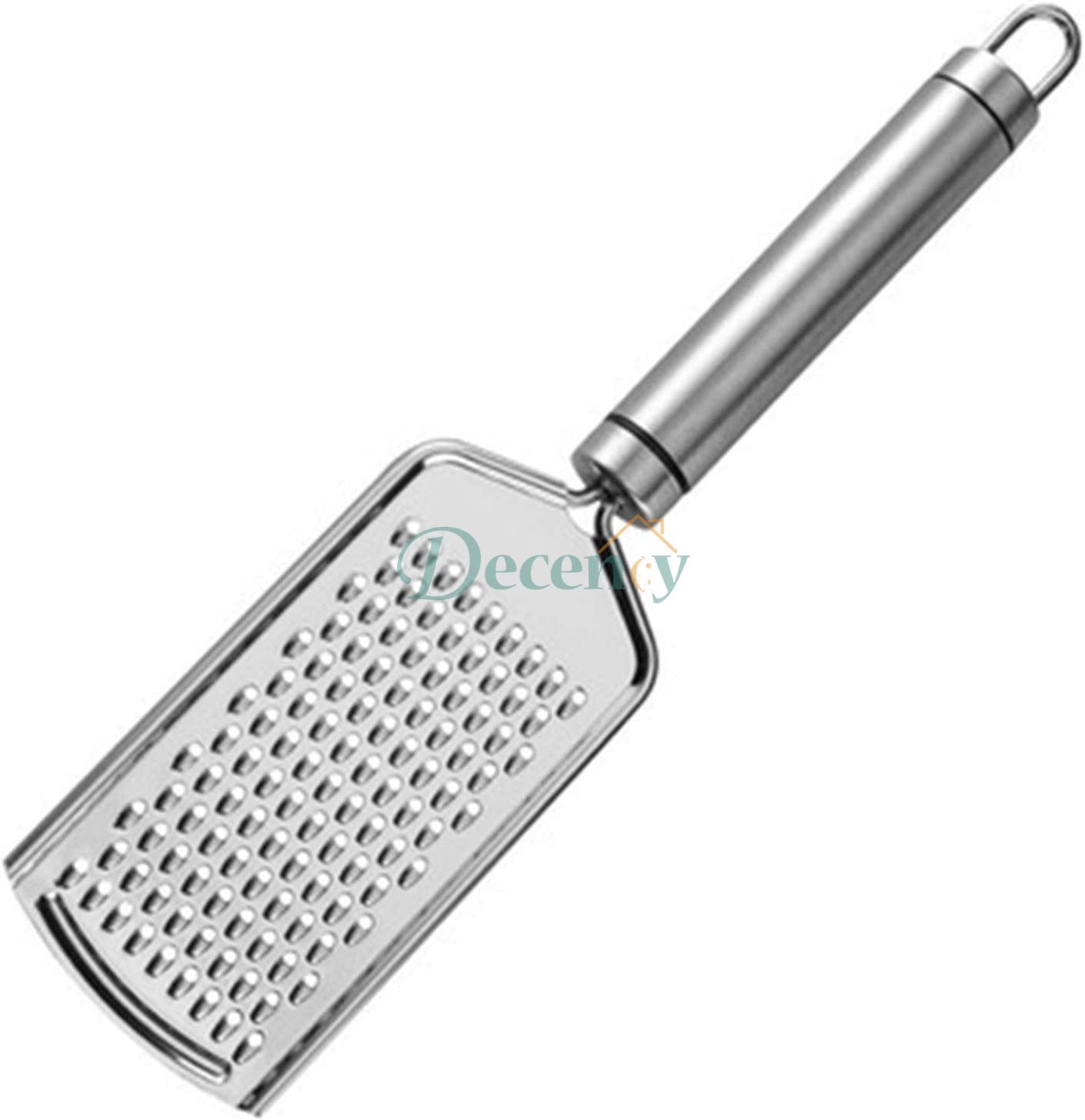 Stainless steel grater.