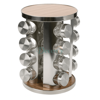 16 Jar Countertop Spice Organizer Rack