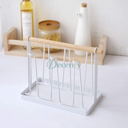 6 pcs glass stand with Tary.