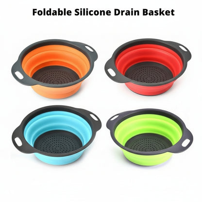 Foldable Silicone Drain Basket