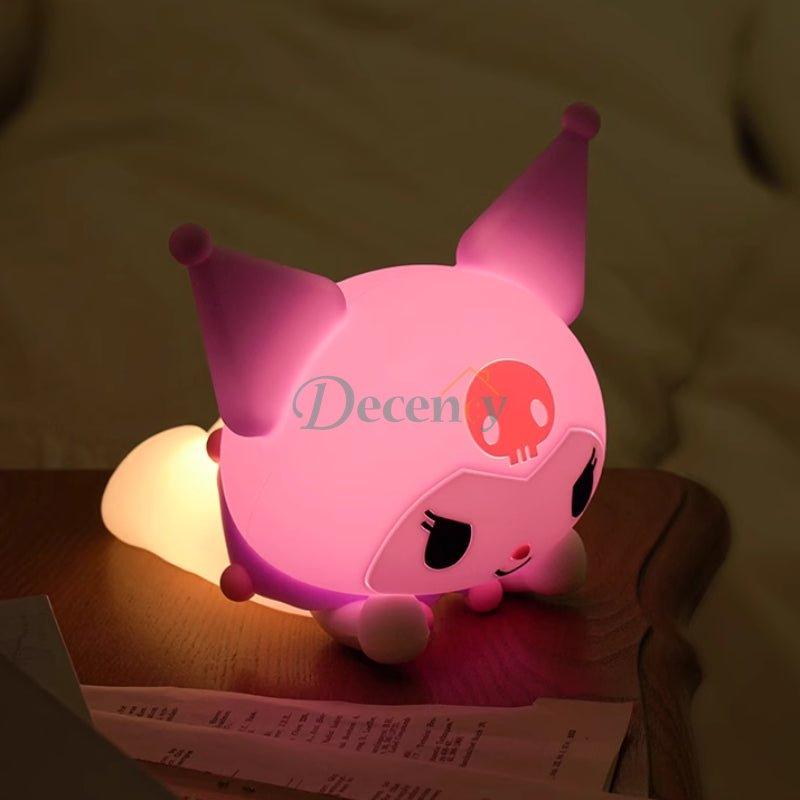 Kuromi & Hello Kitty LED Night Lamp – Cute Cartoon Soft Glow Decorative Light