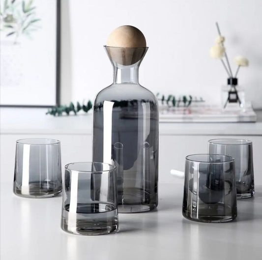 Elegant 7-Piece Glass Water Jug Set