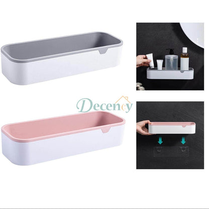 Waterproof Bathroom Shelf & Tissue Holder – Wall-Mounted Multi-Purpose Organizer