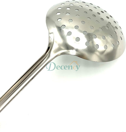 Stainless steel Woden Handel rice with fary spoon.