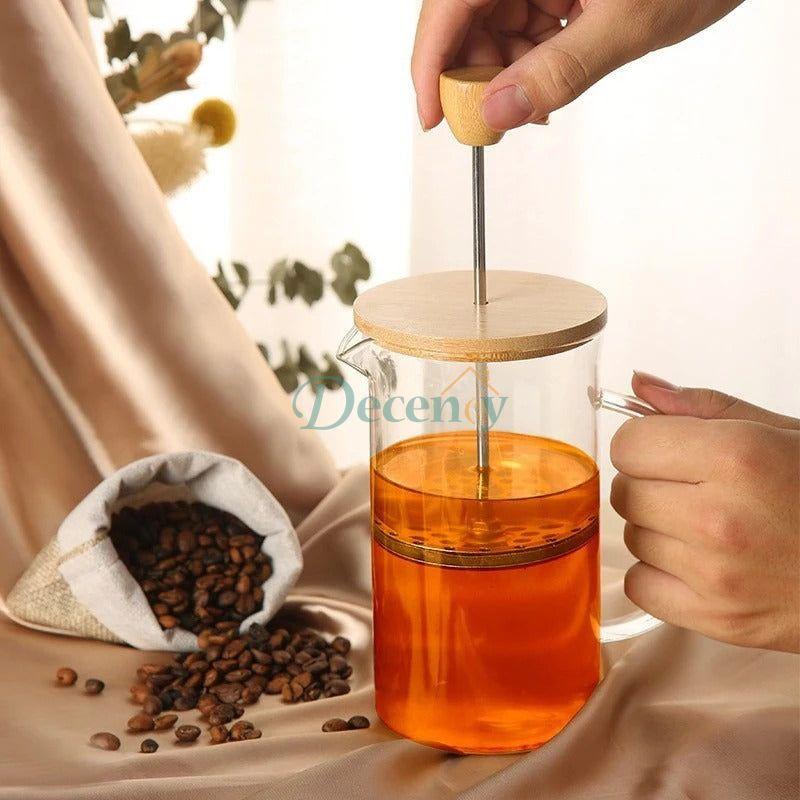 Coffee French Press Pot With Filter high borosilicate glass Hand Punch Coffee Pot Multifunctional Brewings Tea Milk Pot Tools