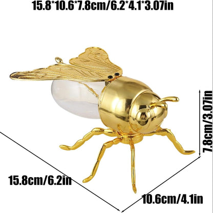 Bee Shaped Honey Jar Glass