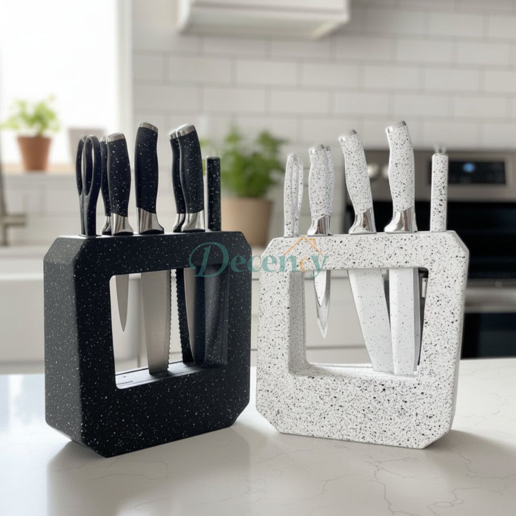 8-Piece Knife Set with Stand