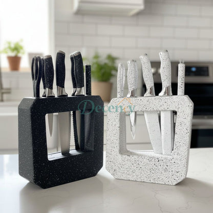 8-Piece Knife Set with Stand
