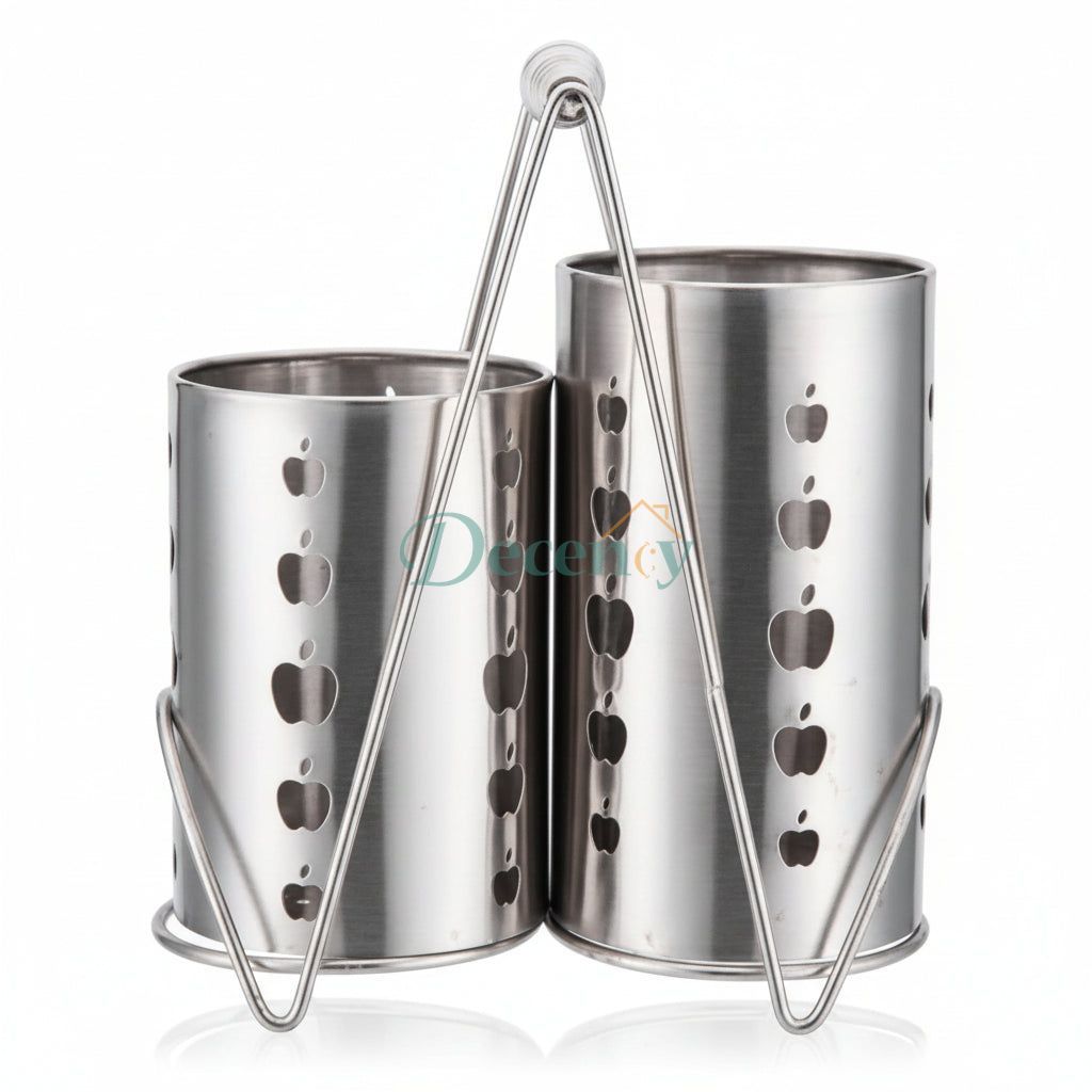 Stainless steel spoon stand.