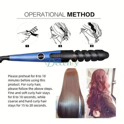 Portable Electric Hair Curler Ceramic Curling Iron Hair Styling Maker