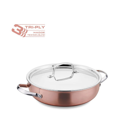 Korkmaz Divani Low Casserole 5.1 L