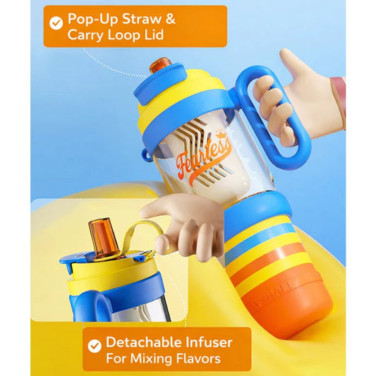4 in 1 Water Bottle , infuser & mini snack box